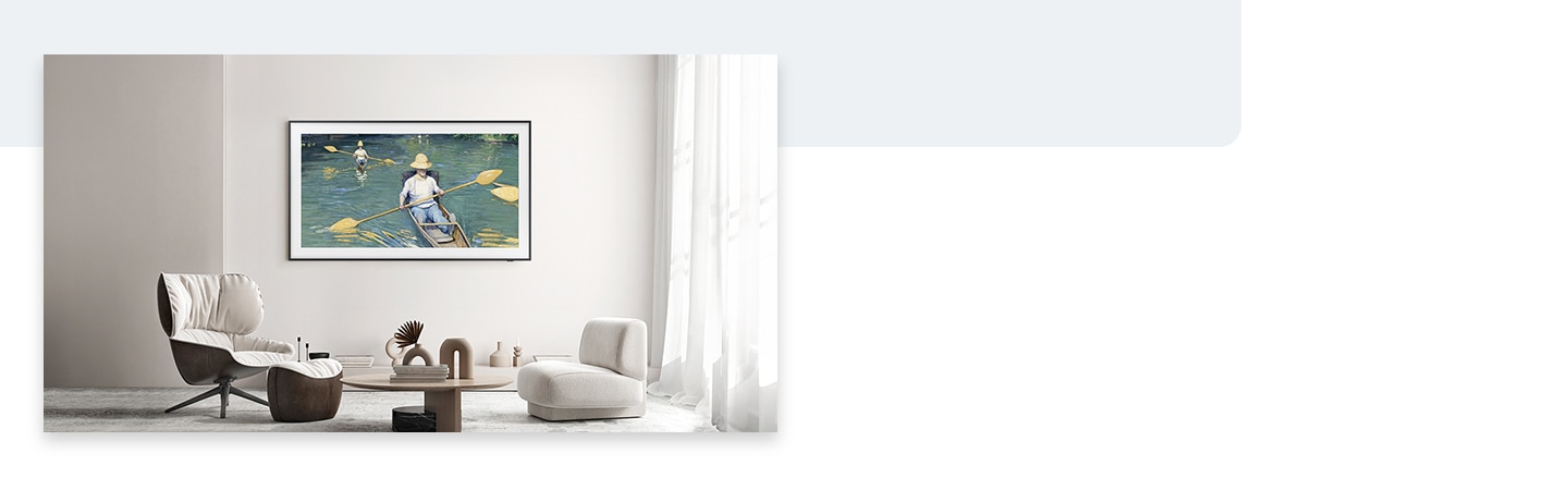 Si vedono molti dipinti famosi visualizzati su più colonne.