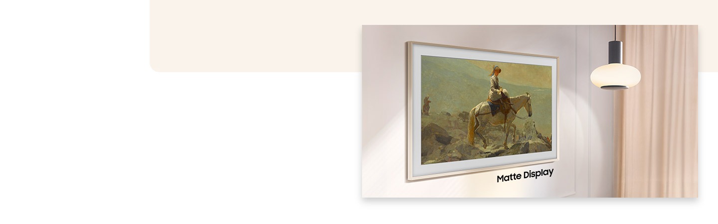 Il display opaco di The Frame.