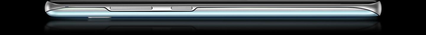 Galaxy S10 5G visto dal lato del pulsante del volume. Sullo schermo è visibile l'icona della batteria che mostra la scritta 4500mAh.