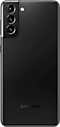 Vista posteriore di un Galaxy S21 Plus 5G in versione Ombra nero.