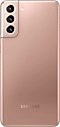 Vista posteriore di un Galaxy S21 Plus 5G in versione Ombra oro.