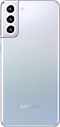 Vista posteriore di un Galaxy S21 Plus 5G in versione Ombra argento.
