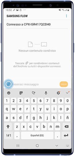 Puoi spostare file dal telefono al PC con Samsung Flow