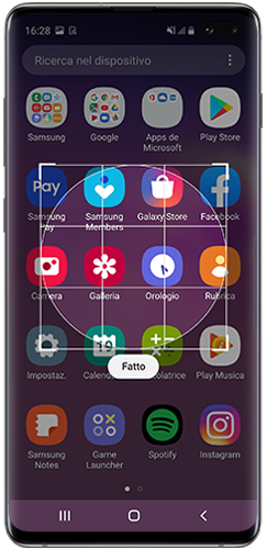 Selezione del ritaglio