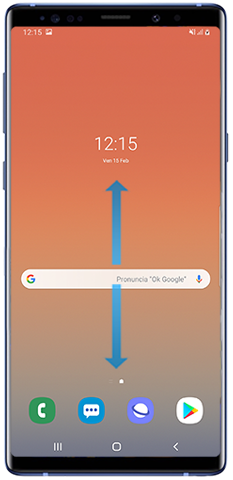 Schermata Home Note9 Android9
