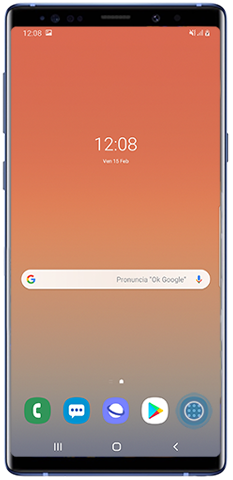 Pulsante app Note9 Android9
