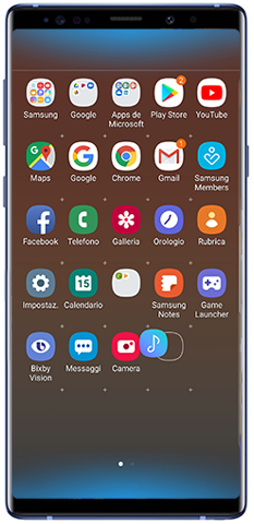 Rinominare cartella Galaxy Note9