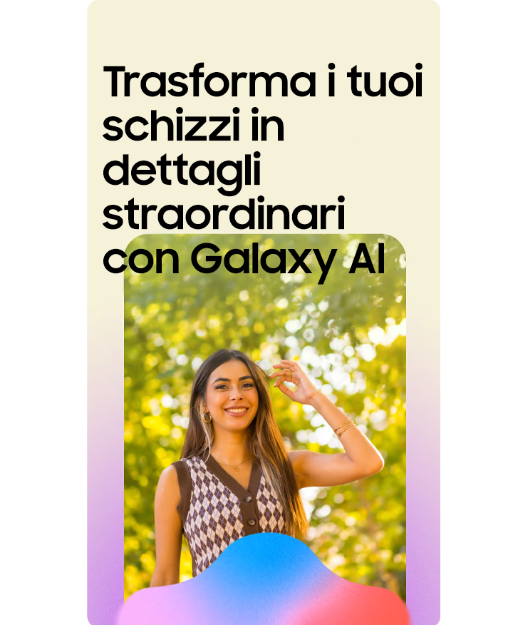 Trasforma i tuoi schizzi in dettagli straordinari con Galaxy AI