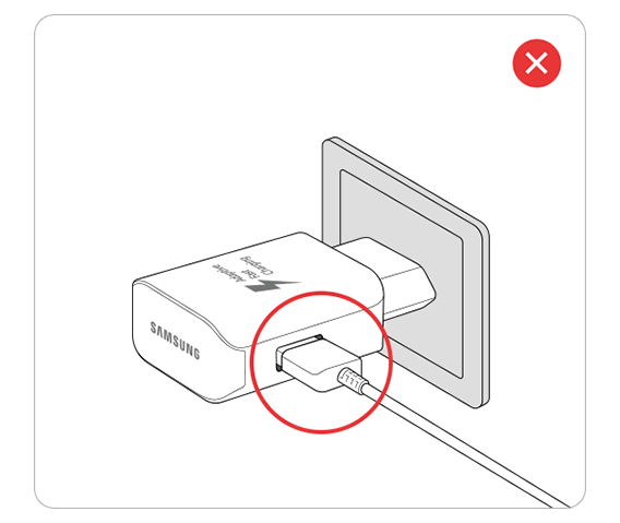 Collegare cavo USB e adattatore