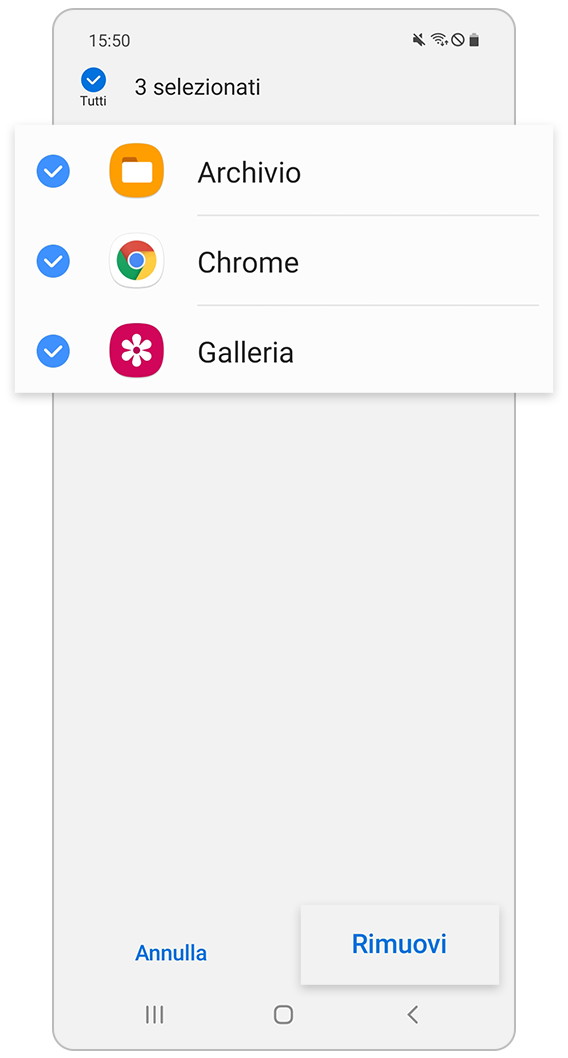 Elimina applicazioni GPS