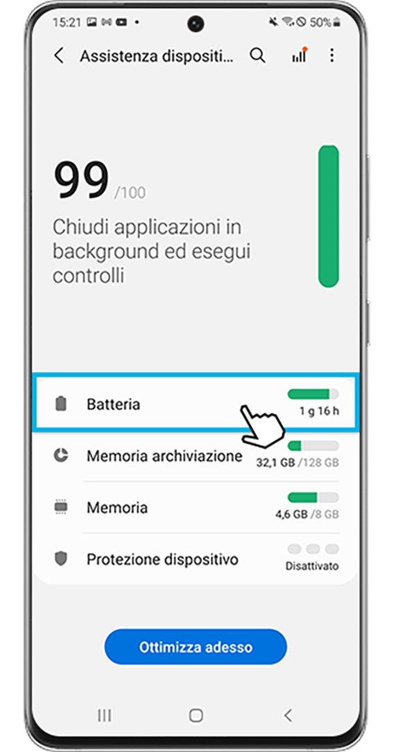 Assistenza dispositivo e batteria2
