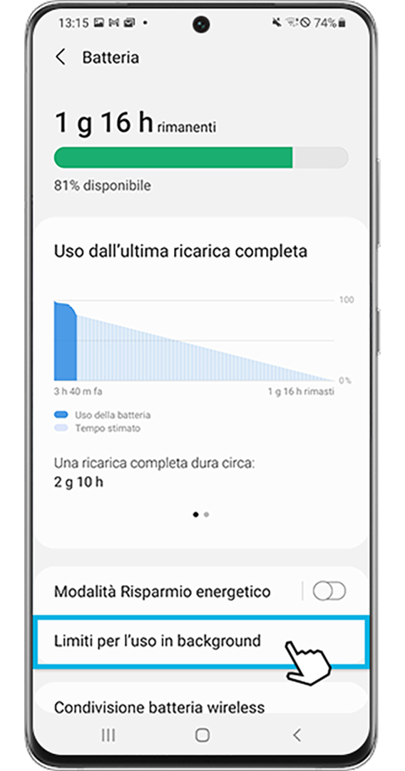 Assistenza dispositivo e batteria-Batteria