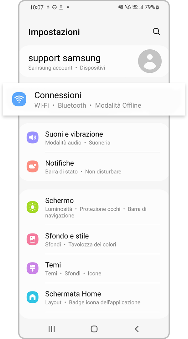 ripristino impostazioni di rete passaggio 1