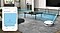 Il sensore LiDAR di Jet Bot™+ esegue una scansione a 360 gradi da sinistra a destra per conoscere la disposizione degli oggetti in un elegante soggiorno prima di pulire.
