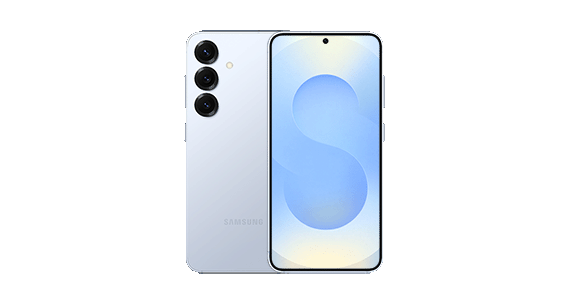 Samsung Galaxy S25の前面と背面