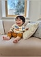赤ちゃんを通常の写真モードで撮影した写真。