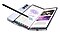 Galaxy Z Fold5(ギャラクシーZフォールド5)とSペンが描かれている。