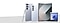 垂直の状態で並んだGalaxy(ギャラクシー)製品。左からGalaxy S24 Ultra(ギャラクシーS24ウルトラ)、Galaxy S24(ギャラクシーS24)、Galaxy Z Fold6(ギャラクシーZフォールド6)、Galaxy Z Flip6(ギャラクシーZフリップ6)。