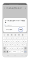 お持ちのクーポンコードを入力し、「 追加 」をタップします。