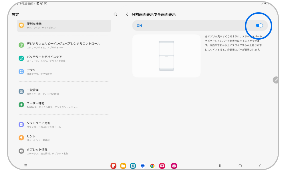 全画面