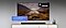 A Samsung TV at the center and a sound bar located below it. A blue text bubble from the soundbar reads, "You have a "Birthday Party" event at 3 PM today." Also on the upper righthand corner of the TV, a notification is popped up with the same reminder and an 'OK' button below.