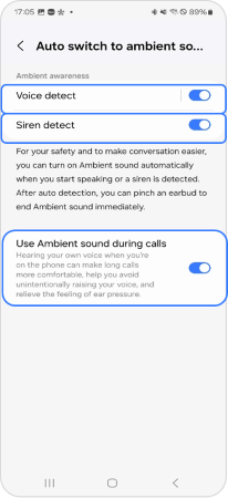 ambient sound mode