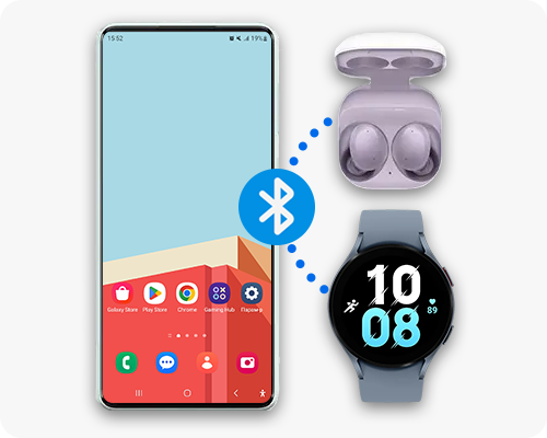 Құрылғыларды Galaxy смартфонына Bluetooth арқылы қосу