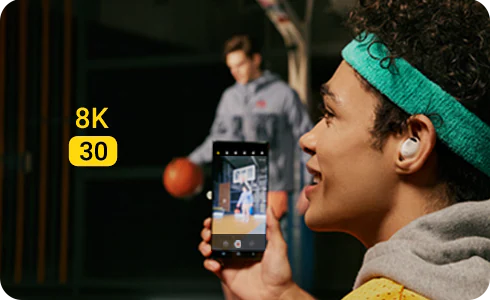 Galaxy құрылғысында 8K бейне жазу.