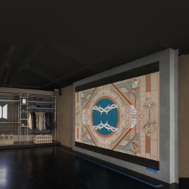 Демонстрация в магазине BTS POP-UP