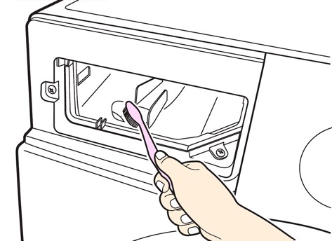 Используйте старую зубную щетку