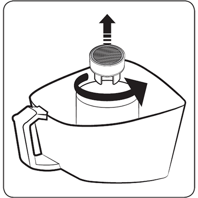 Выньте фильтр