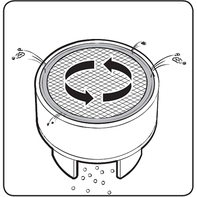 Очистите фильтр