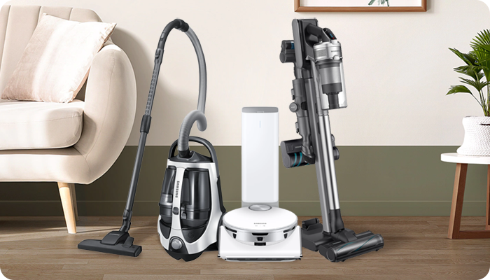 Использование пылесоса для уборки