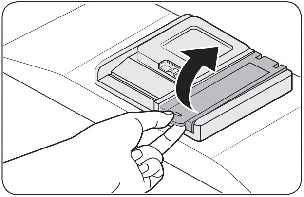 Процесс добавления ополаскивателя