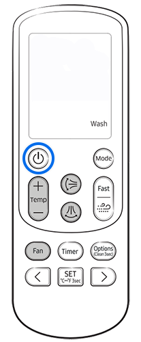 Оключение функции с помощью пульта ДУ.