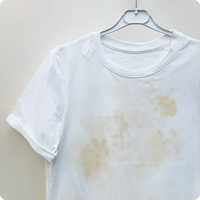 Проявились жирные пятна