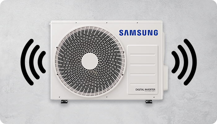 Внешний блок кондиционера шумит