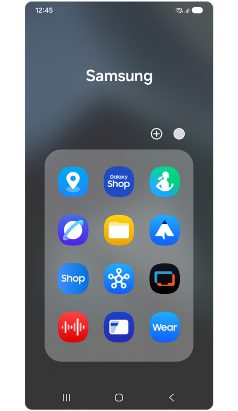 Развернутая папка.
