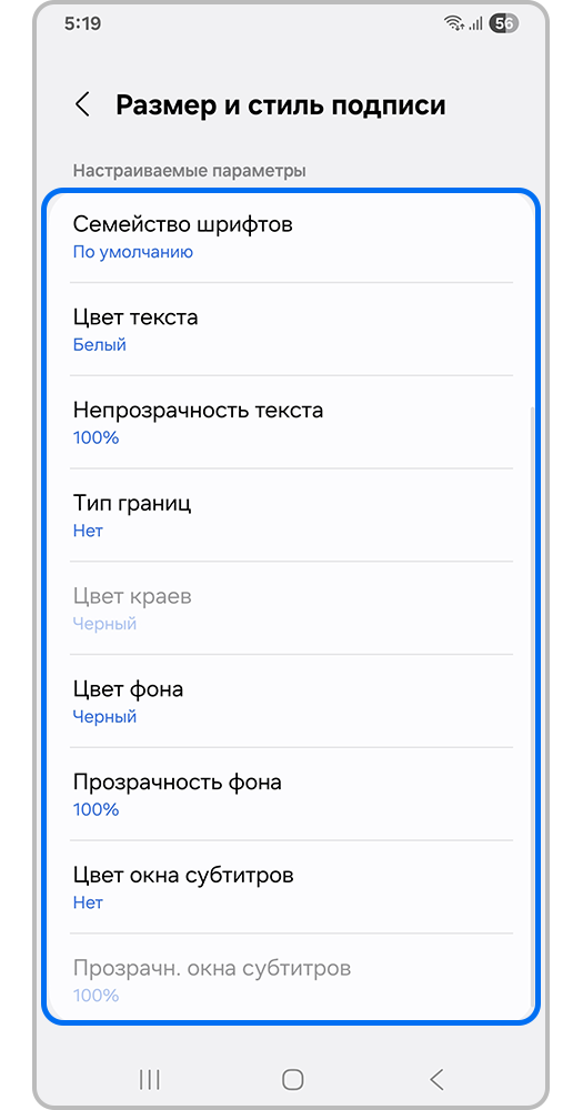 Персональный стиль субтитров