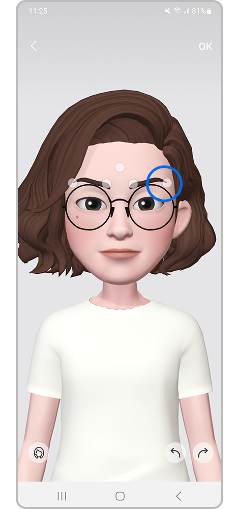 Точки на лице