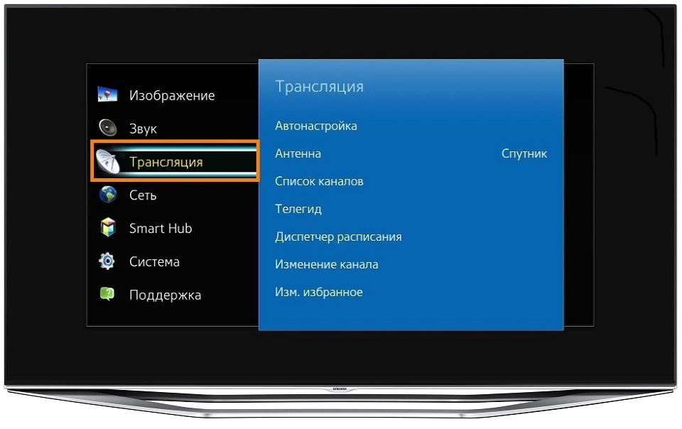 Как удалить ненужные каналы на телевизоре Samsung