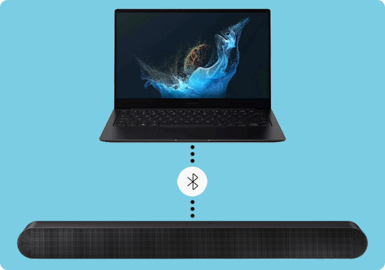 Соединение саундбара и ноутбука через Bluetooth