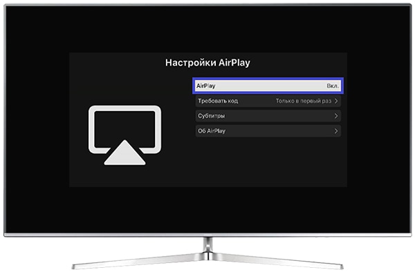 AirPlay активирован