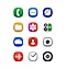 Los íconos de la aplicación Galaxy de One UI 6 cambian a un nuevo diseño de One UI 7. Se dispersan en la pantalla de inicio de un teléfono inteligente Galaxy. Se muestran los widgets de Cuenta regresiva, Clima, Gallery y Agenda de hoy. La pantalla está bloqueada, con un hombre en una posición dinámica. A continuación se muestran iconos de acceso directo y una notificación emergente de la música que se reproduce. Rota para mostrar el Voice Recorder, con la duración y un icono de detener. La ventana emergente gira para mostrar el temporizador. Cuenta con el tiempo restante, la hora establecida, la hora de finalización y un icono de pausa. Aparecen dos pantallas nuevas. Uno muestra el panel de notificación rediseñado. En la parte superior se encuentran los iconos Editar, Apagar y Configuración. A continuación se muestran iconos para Wi-Fi, Bluetooth, rotación automática y más. A continuación se muestra un controlador de medios, controles deslizantes para volumen y brillo e iconos para modo de sonido y modo Oscuro. En la parte inferior hay iconos para dispositivos cercanos y SmartThings. En la otra pantalla hay notificaciones en vivo. Voice Recorder y temporizador con actualizaciones en tiempo real, llamadas perdidas, mensajes, un icono de configuración y un icono de borrar.