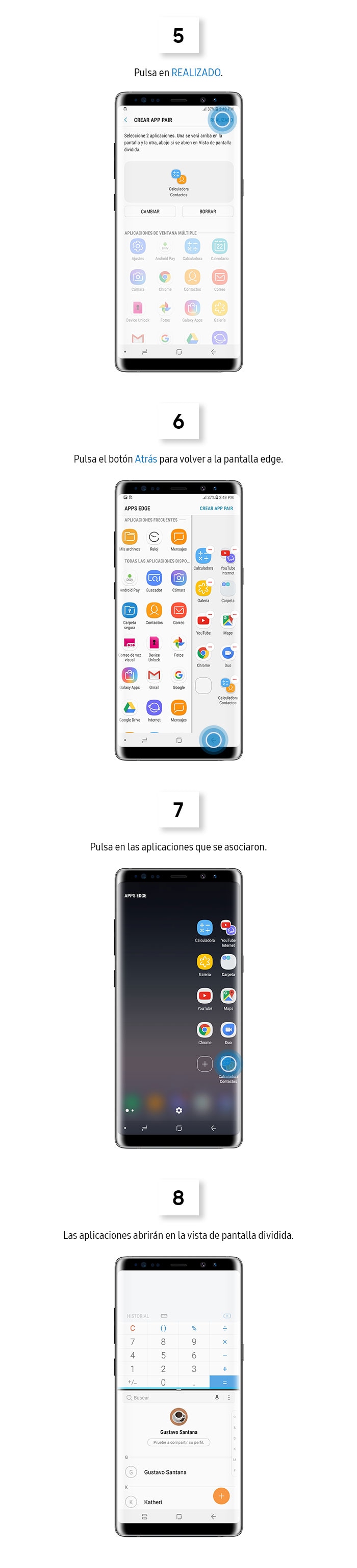 App pair para abrir en pantalla dividida