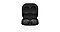 Black Galaxy Buds2 in an open white case.