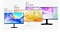 16:9 QHD, 4K, 5K monitor, 21:9 UWQHD monitor and 32:9 Dual QHD monitor