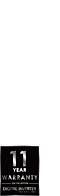 Digital Inverter Technology logo: 11-year-on the motor warranty.