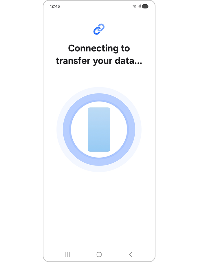 Connecting to transfer your data