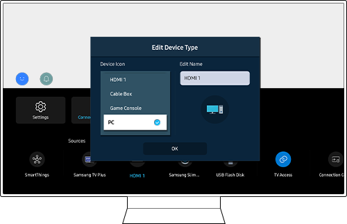 Edit device type to PC